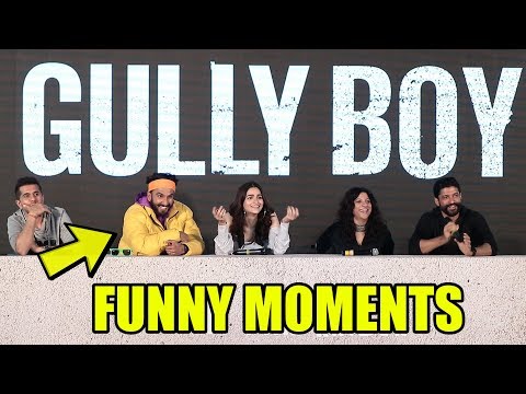 #GullyBoy  Back To Back FUNNY MOMENT | Ranveer Singh, Alia Bhatt