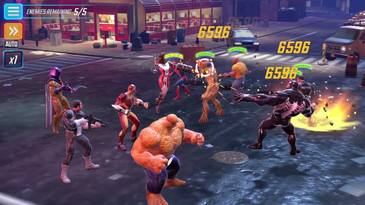 Opened a Legendary Mega Orb! Fought Blitz battles! [Marvel Strike Force]