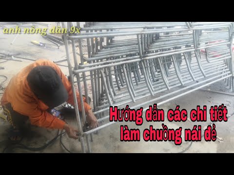 Video Hướng dẫn làm chuồng nái đẻ, nái hậu bị đơn giản, dễ... - youtube