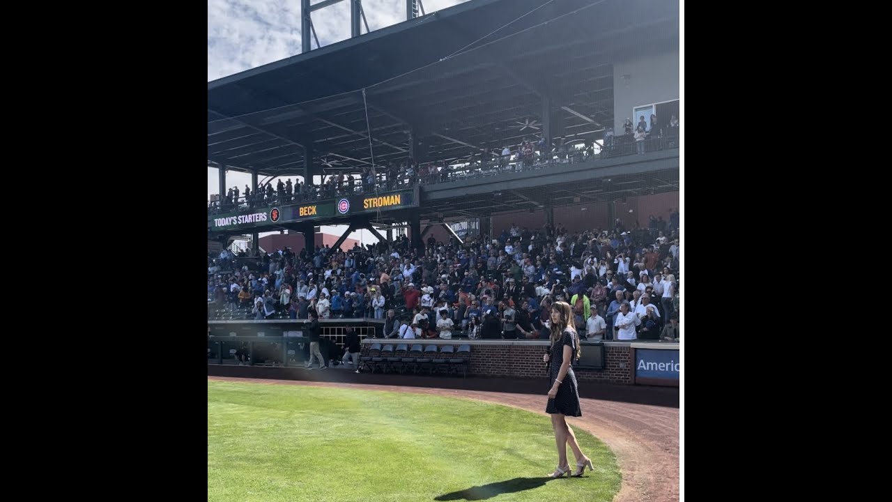 National Anthem Chicago Cubs, Opening Day of Spring Training 2023