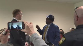 Jacksonville activist kicked out of Fla. Gov. Ron DeSantis news conference after tense exchange