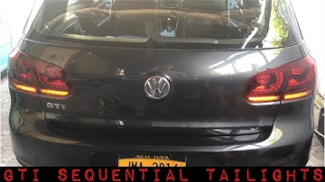 Mk6 Gti Sequential Tailights Install