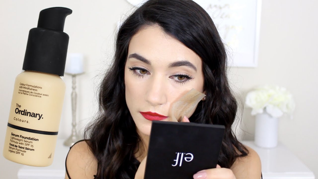 The Ordinary Serum Foundation First Impression OILY SKIN YouTube