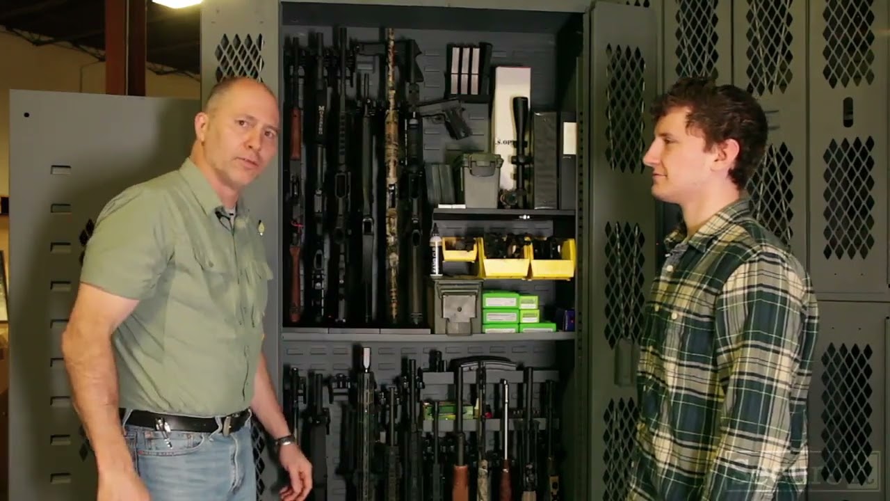SecureIt Model 84 Military Series Gun Cabinet