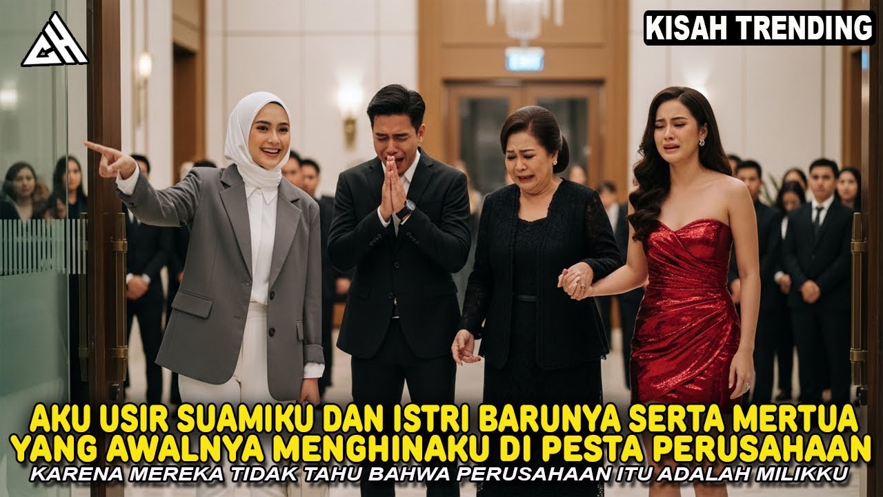 AKU USIR SUAMIKU DAN ISTRI BARUNYA SERTA MERTUA YANG MENGHINAKU - DIACARA PESTA KANTOR PERUSAHAANKU