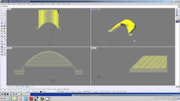 Gcode text to Rhinoceros and Robot Language