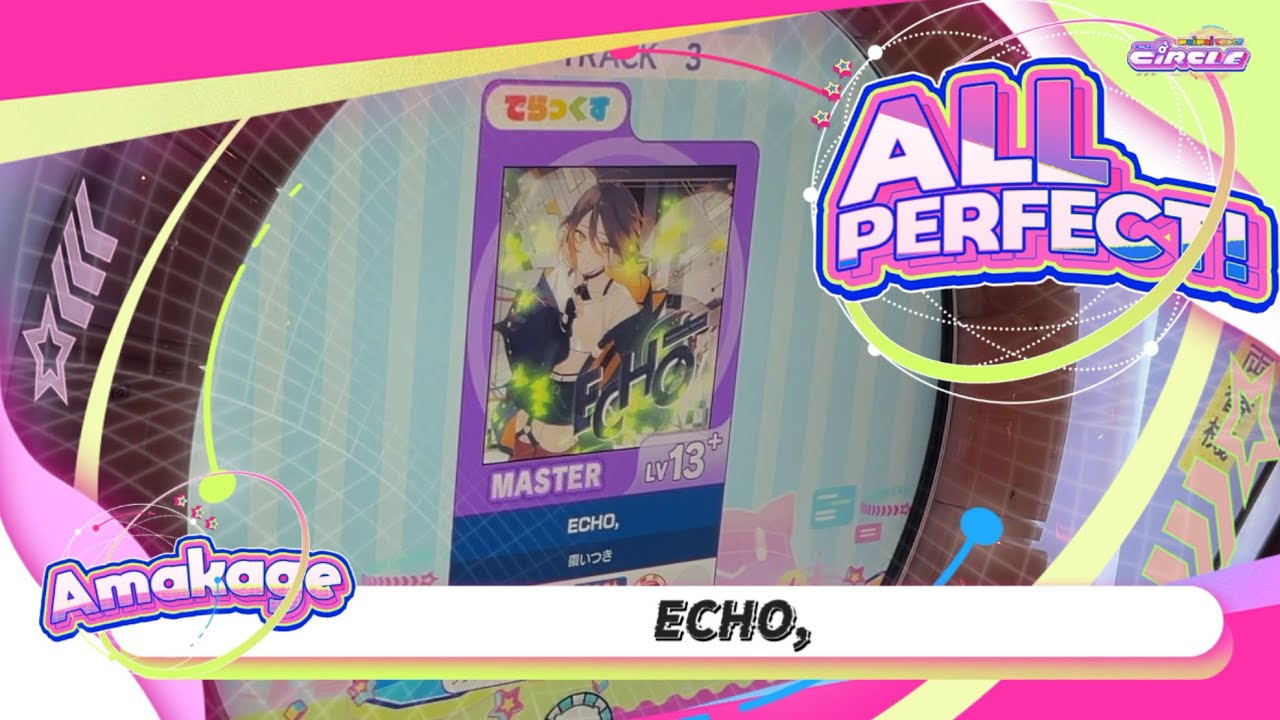 【maimaiでらっくす】ECHO, でらっくす譜面 MASTER ALL PERFECT 【直撮り】