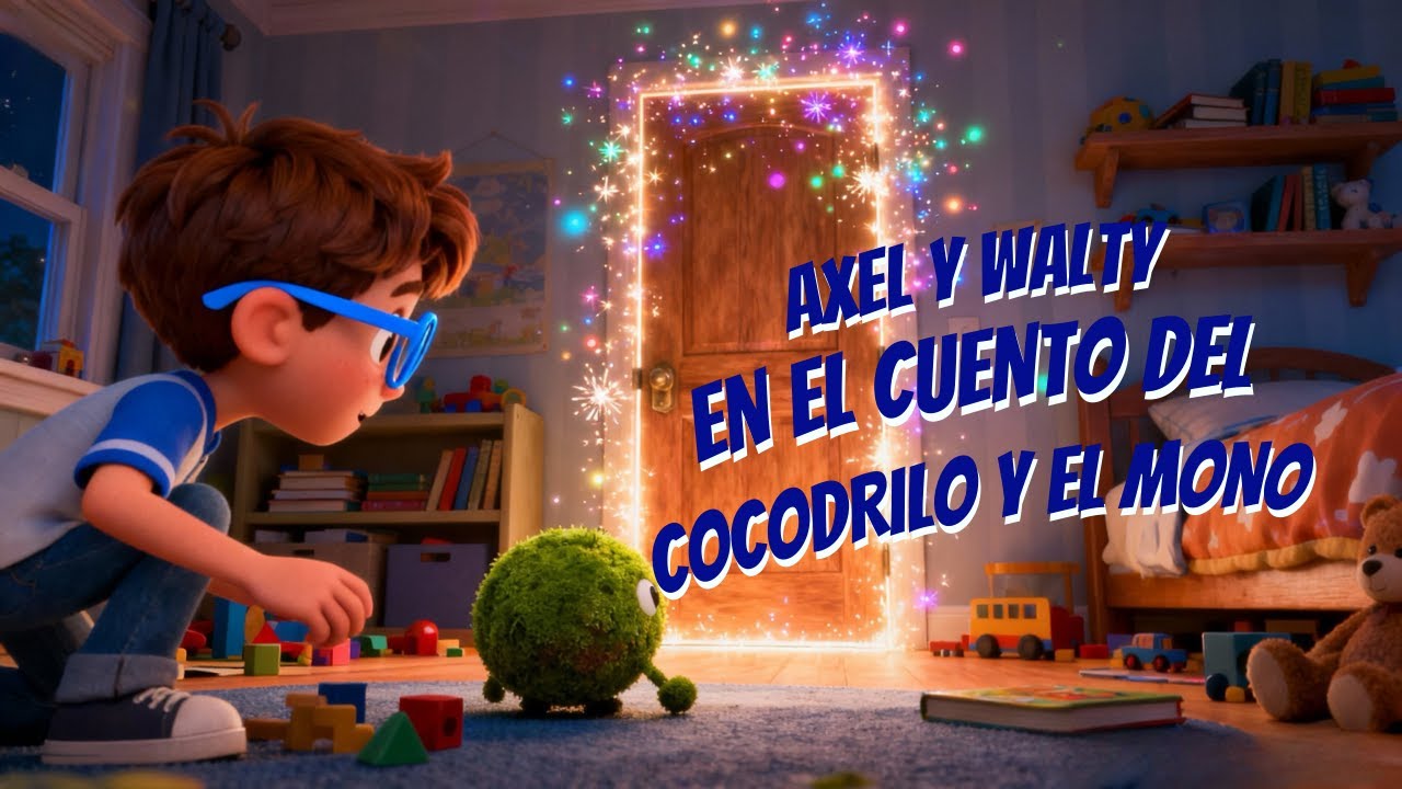 Axel y Walty en el cuento del cocodrilo y el mono 🐒🐊 | Una aventura de confianza y amistad E2