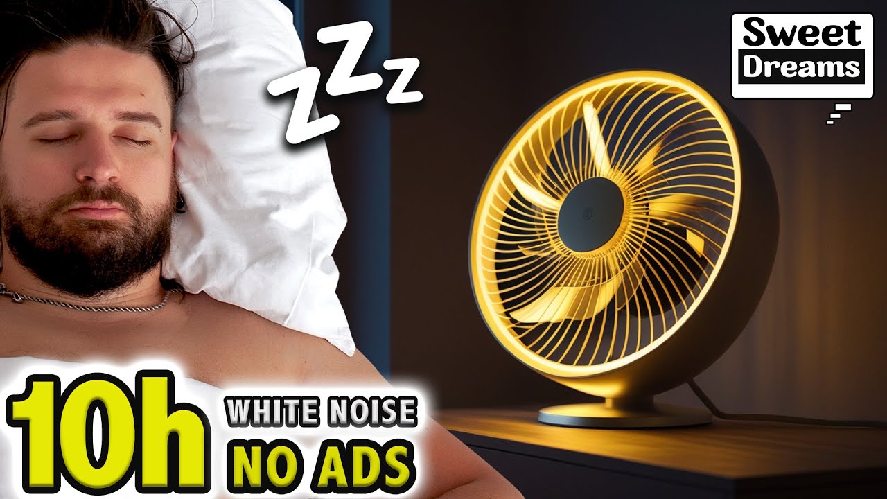 Расслабляющий звук вентилятора обогревателя для глубокого засыпания | Белый шум БЕЗ РЕКЛАМЫ