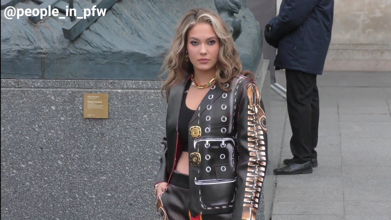 Paris, France. 06th Mar, 2023. Eileen Gu attending the Louis Vuitton  Womenswear Fall Winter 2023-2024 show as part of Paris Fashion Week in  Paris, France on March 06, 2023. Photo by Aurore