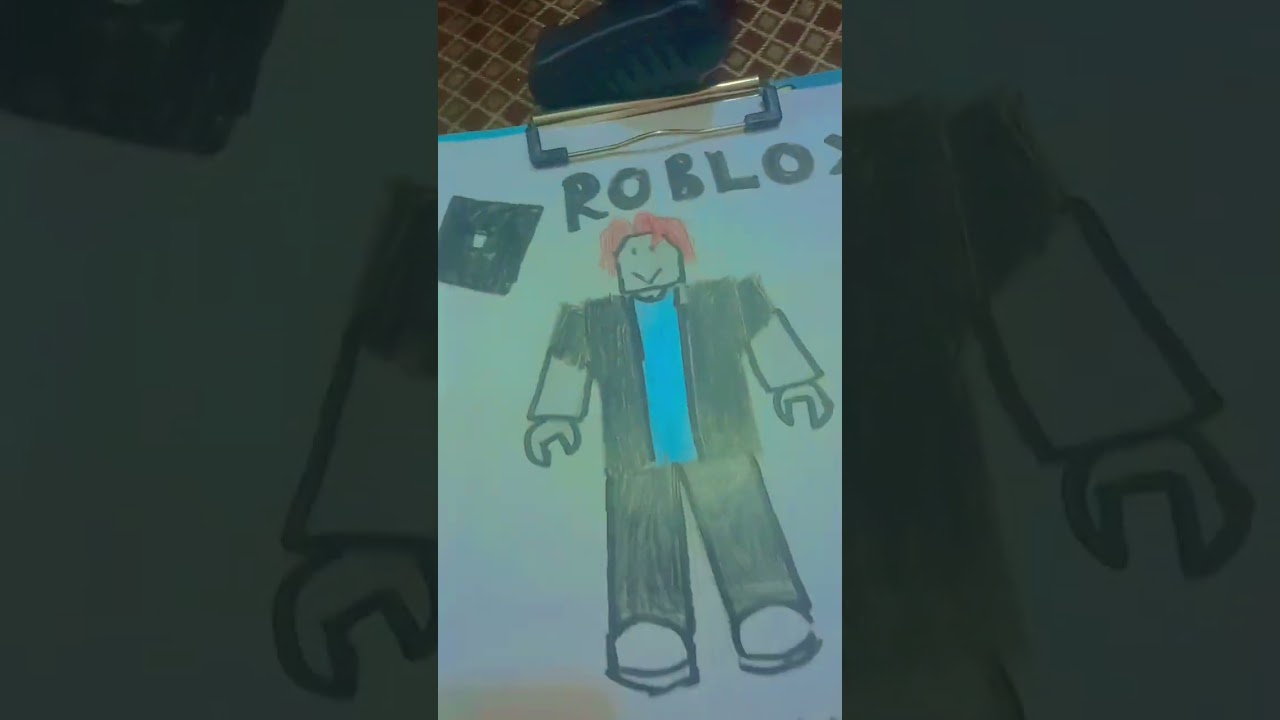 Roblox Bacon Hair Drawing