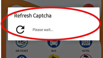 IRCTC Rail Connect App Refresh Captcha Problem Solve
