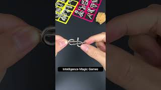Mini Metal Ring Puzzles Games | Mini Games P22 #puzzles #solved #unlock #hanayama #shorts