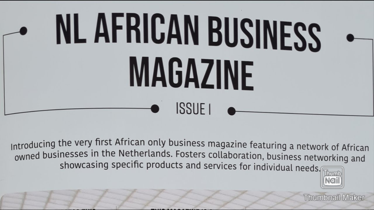 Still from NL African Business Magazine