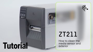 How to Clean the Media Sensor and Exterior on a ZT211 Printer | Zebra