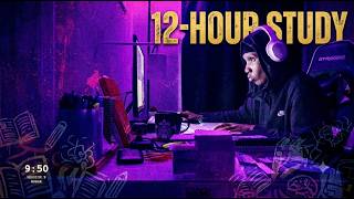 12-hour study | 50+10 | Rain SFX | Computer Science