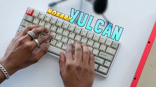 Seamless, double gasket mounted custom keyboard - Noxary Vulcan - Typing test【4K】