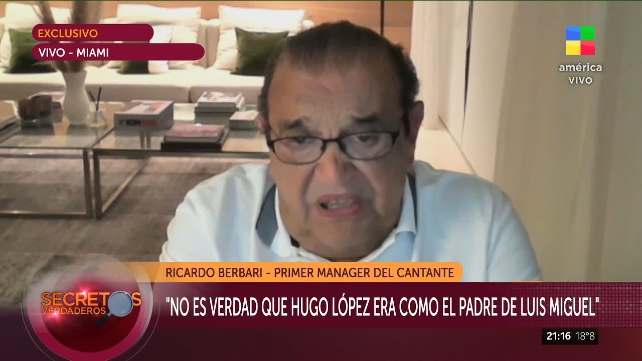 Ricardo Berbari, primer mánager de Luis Miguel: 