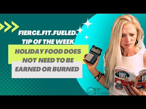 Female Athlete Nutrition Podcast Weekly Tip: Holiday Food Does Not Need To Be Earned Or Burned