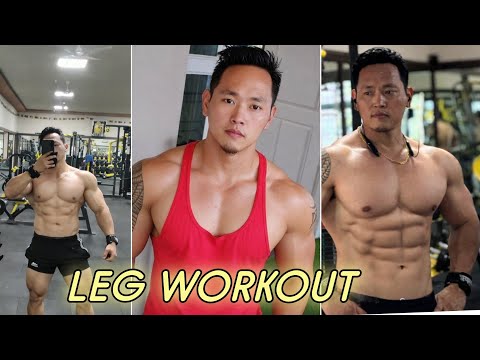 GYM LEG WORKOUT  #tibetan #motivation #tibetanvlogger 
