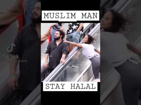 Muslim man ignores