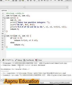 find G.C.D using recursion in c language #shorts #gcd #recursion # ...