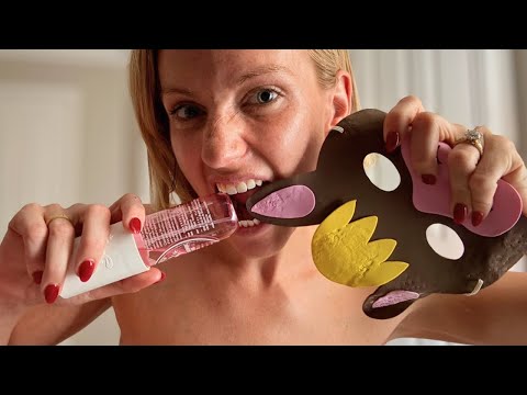 ASMR Chewing On Random Objects 👄 Strange But SO Tingly!