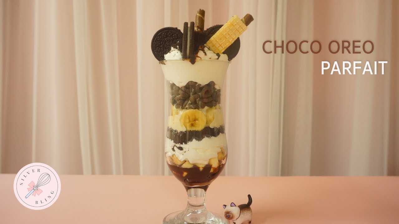 초코 오레오 파르페 만들기│Choco Oreo Parfait [홈카페/Home Cafe]