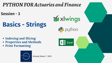 Python for Actuaries - 03 - Basics