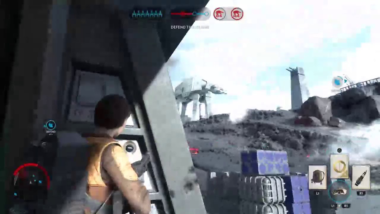 Star Wars Battlefront |Skirmish | Walker Assualt | Sorosuub Centroplex