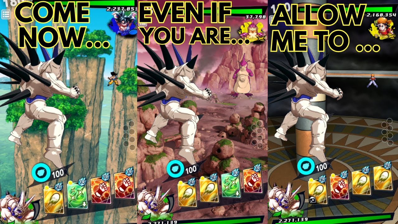 LF Omega Shenron Special Quotes & Interactions! Dragon Ball Legends