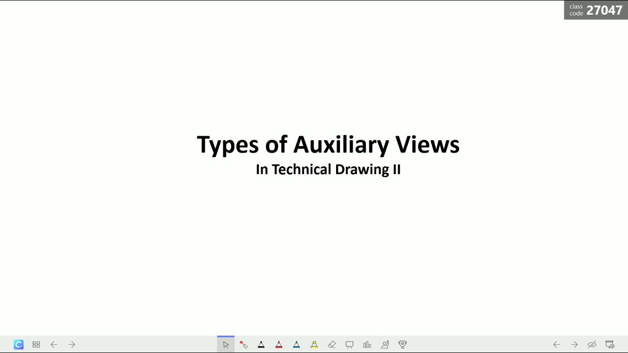 Types of Auxiliary Views.