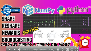 🐍 ¿Cómo usar shape, reshape y newaxis en arreglos con Numpy? | Cambio dimensiones  | Python │Básico
