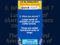 #respiration chapter most important one mark questions#10th Biology#ytviral #ytshorts #