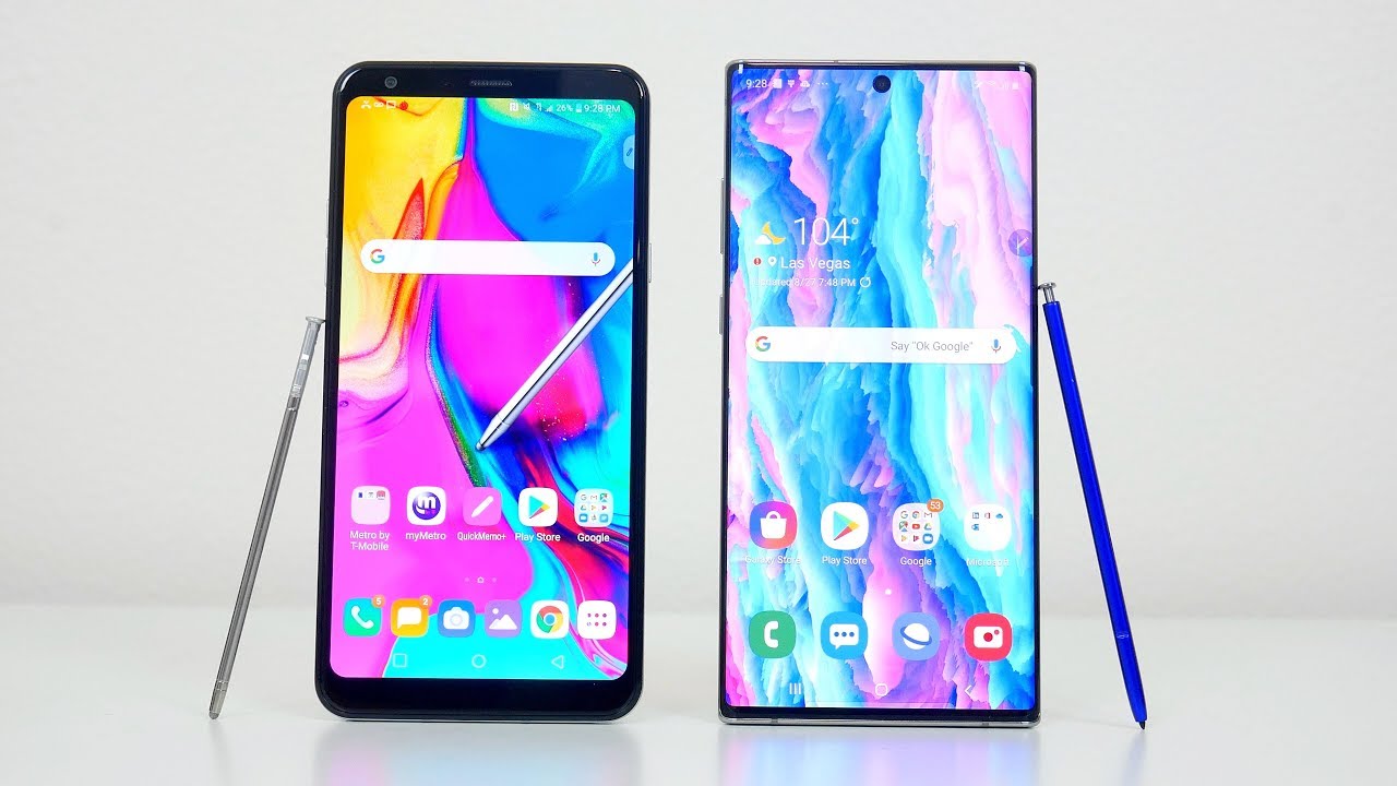 Note 10 Vs Lg Stylo 5 Battle Of The Stylus Youtube