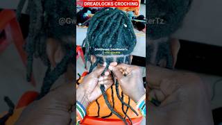 DREADLOCKS CROCHING | KU REPAIR DREAD KWA KU CROCH #viral #funny #trending #shorts #fyp #duet #dread