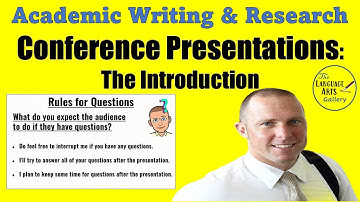 How to Give a Conference Presentation - Strong Introductions & Body Language Tips