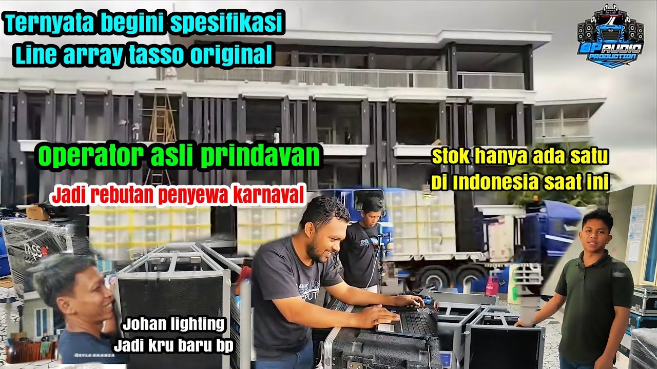 Jadi rebutan penyewa, ternyata begini penampakan line array tasso original bp audio