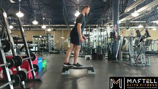 SL Cross Behind Squat