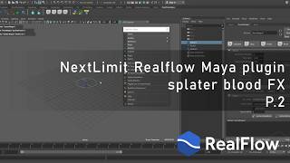 {ITA} Video Corso VFX'n'GO - #Next #Limit #Realflow #Maya #plugin - #splater #blood #FX - Parte 2
