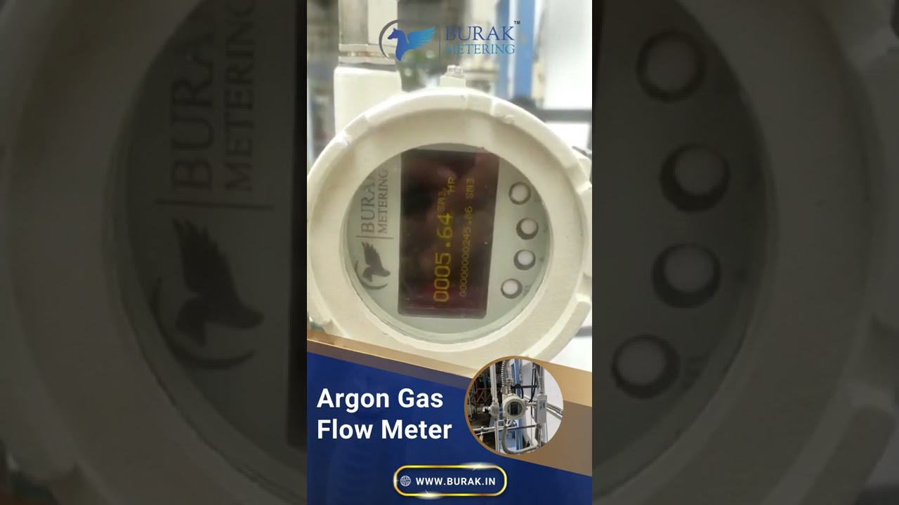 Argon Gas Flow Meter Burak Make