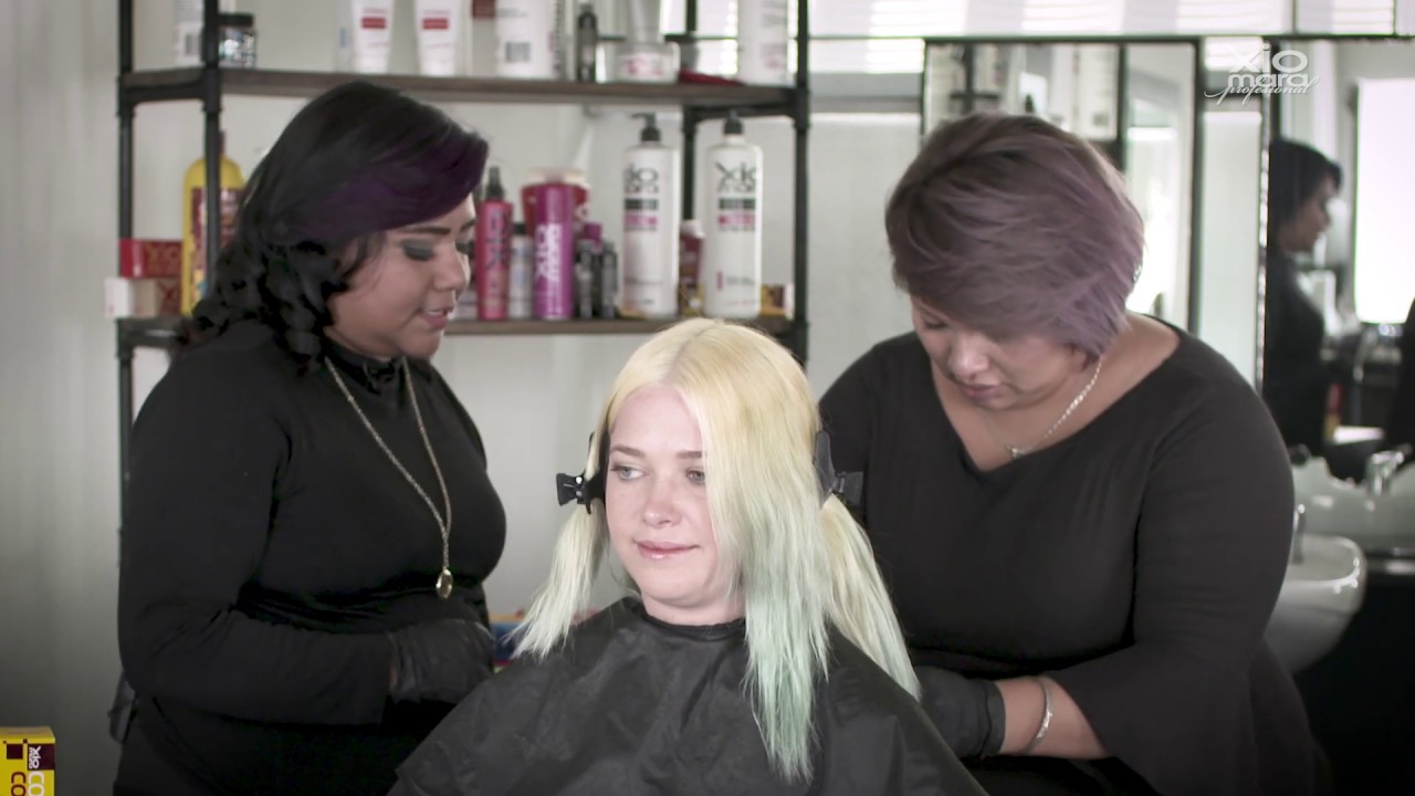 Xiomara Profesional - Degradación de color en tonos de fantasía