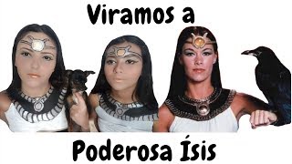 Tentamos nos Transformar na personagem Poderosa Isis , com a participacao especial do meu spaiky