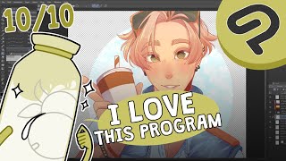 CLIP STUDIO PAINT FULL REVIEW AND TOUR ✦ I actually really like this??