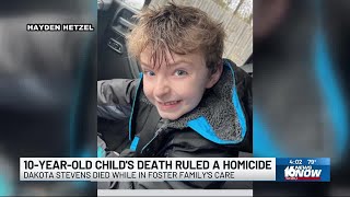 10-year-old Porter County foster child’s death ruled a homicide