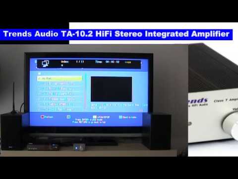 Sound Test - Trends Audio TA-10.2 Stereo Amplifier with Denon SC-M37 Bookshelf Speakers