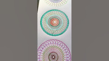 Spirograph Design#relaxing  #oddlysatisfying #spirograph #design #satisfying #art #shorts