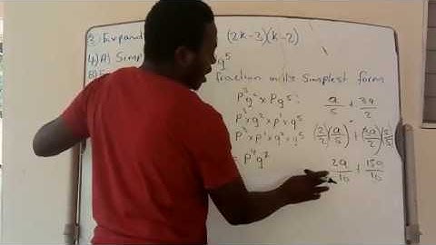 Simplifying Expressions (Solving CXC Past Paper Questions)