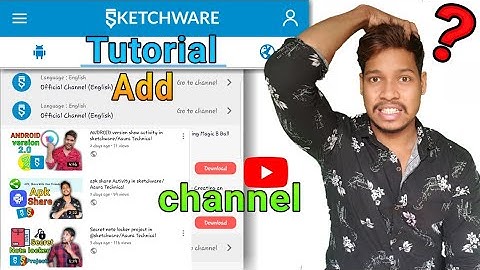 Sketchware YouTube channel add video tutorial YouTube API key/Aaura Technical
