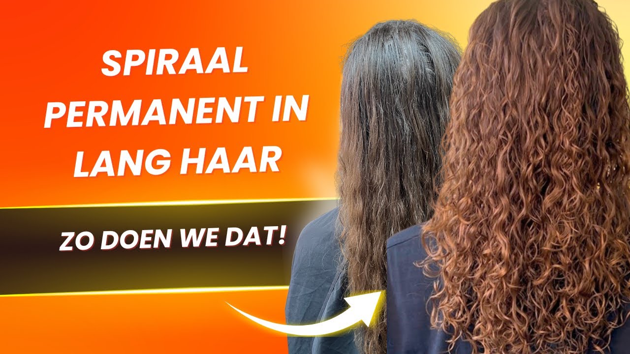 Zo zet je een perfecte spiraal permanent in lang haar | permanent krullen laten zetten & nazorg